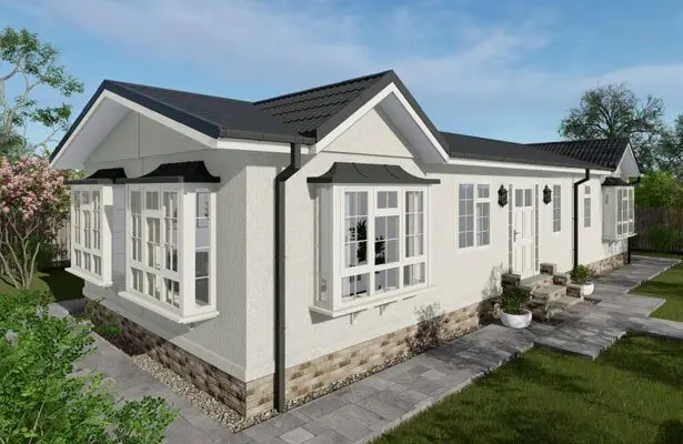 What are park homes made of?